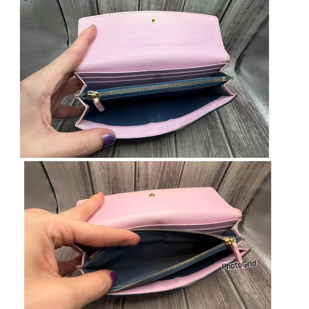 FENDI Monsters Vitello Elite Crystal Eye Continental Wallet